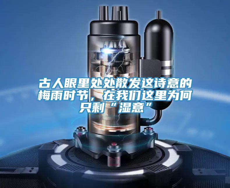 古人眼里處處散發這詩意的梅雨時節，在我們這里為何只剩“濕意”