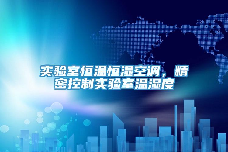 實驗室恒溫恒濕空調，精密控制實驗室溫濕度