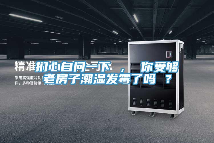 捫心自問一下 ， 你受夠老房子潮濕發霉了嗎 ？