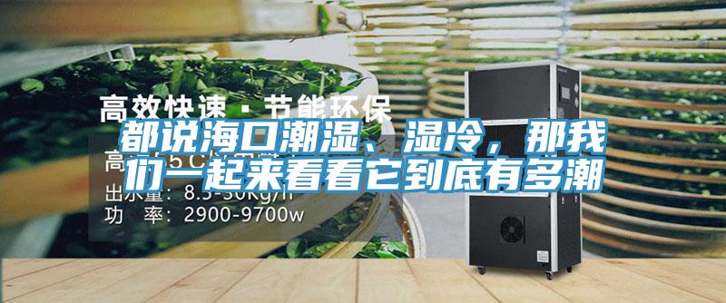 都說海口潮濕、濕冷,那我們一起來看看它到底有多潮