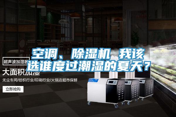 空調、除濕機 我該選誰度過潮濕的夏天？