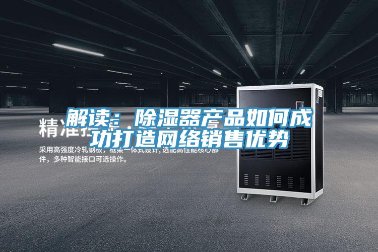 解讀:除濕器產品如何成功打造網絡銷售優勢