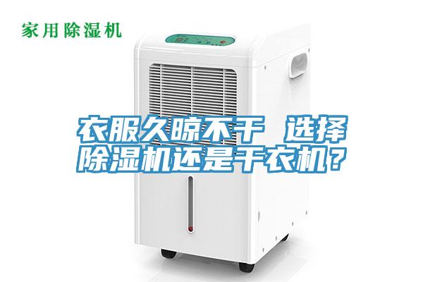 衣服久晾不干 選擇除濕機還是干衣機？