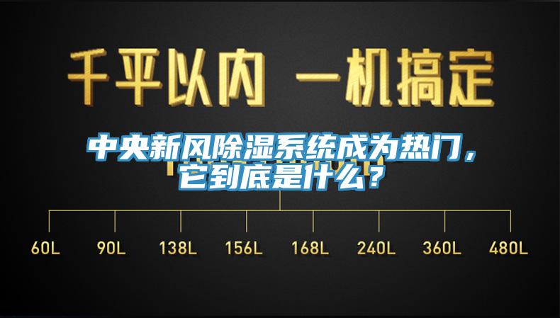 中央新風除濕系統成為熱門，它到底是什么？