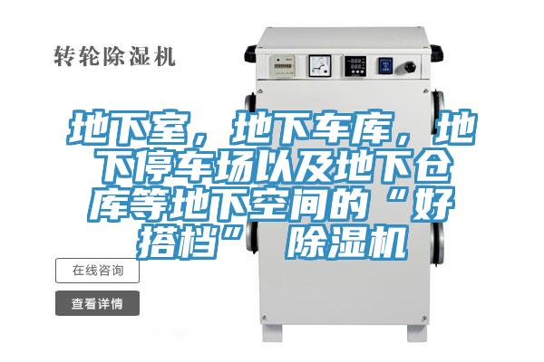 地下室，地下車庫，地下停車場以及地下倉庫等地下空間的“好搭檔” 除濕機