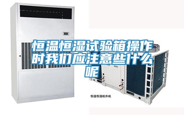 恒溫恒濕試驗(yàn)箱操作時我們應(yīng)注意些什么呢