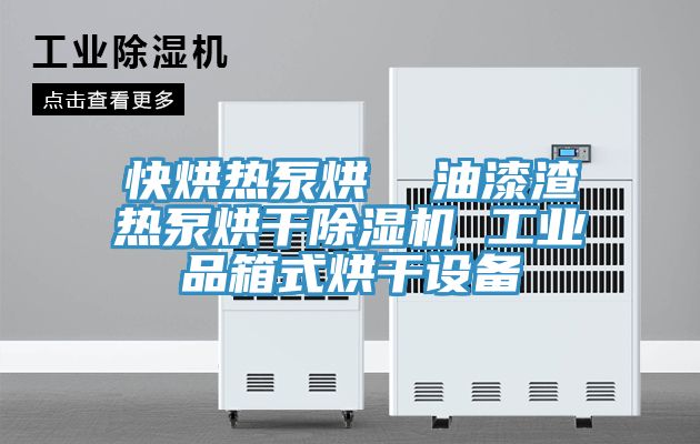 快烘熱泵烘 油漆渣熱泵烘干除濕機(jī) 工業(yè)品箱式烘干設(shè)備